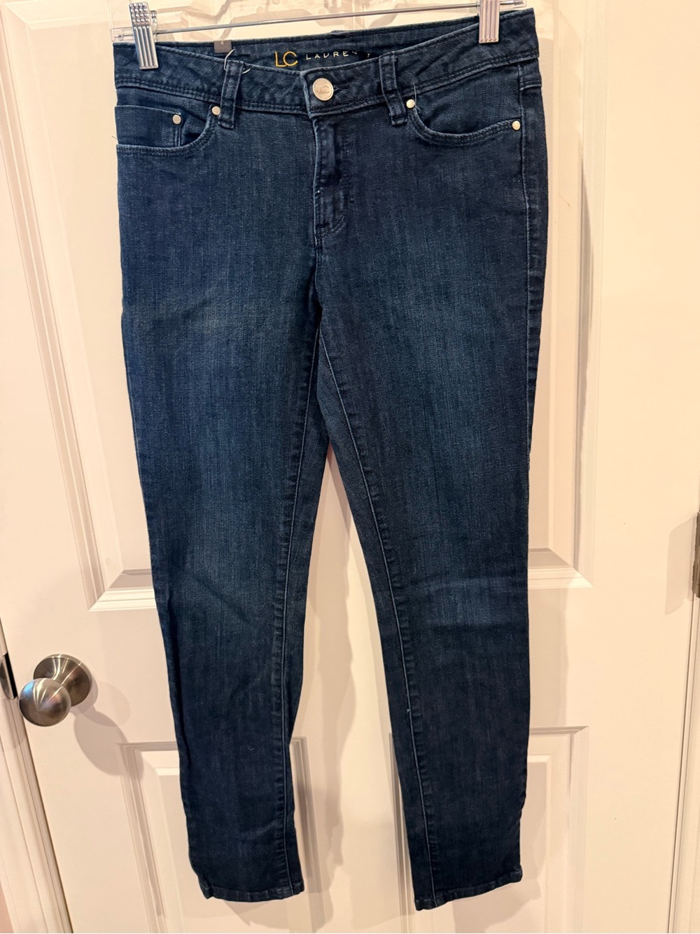 LC Lauren Conrad Skinny Leg Blue Jeans Size 4